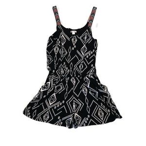 Romper Xhilleration Black White Pink Short